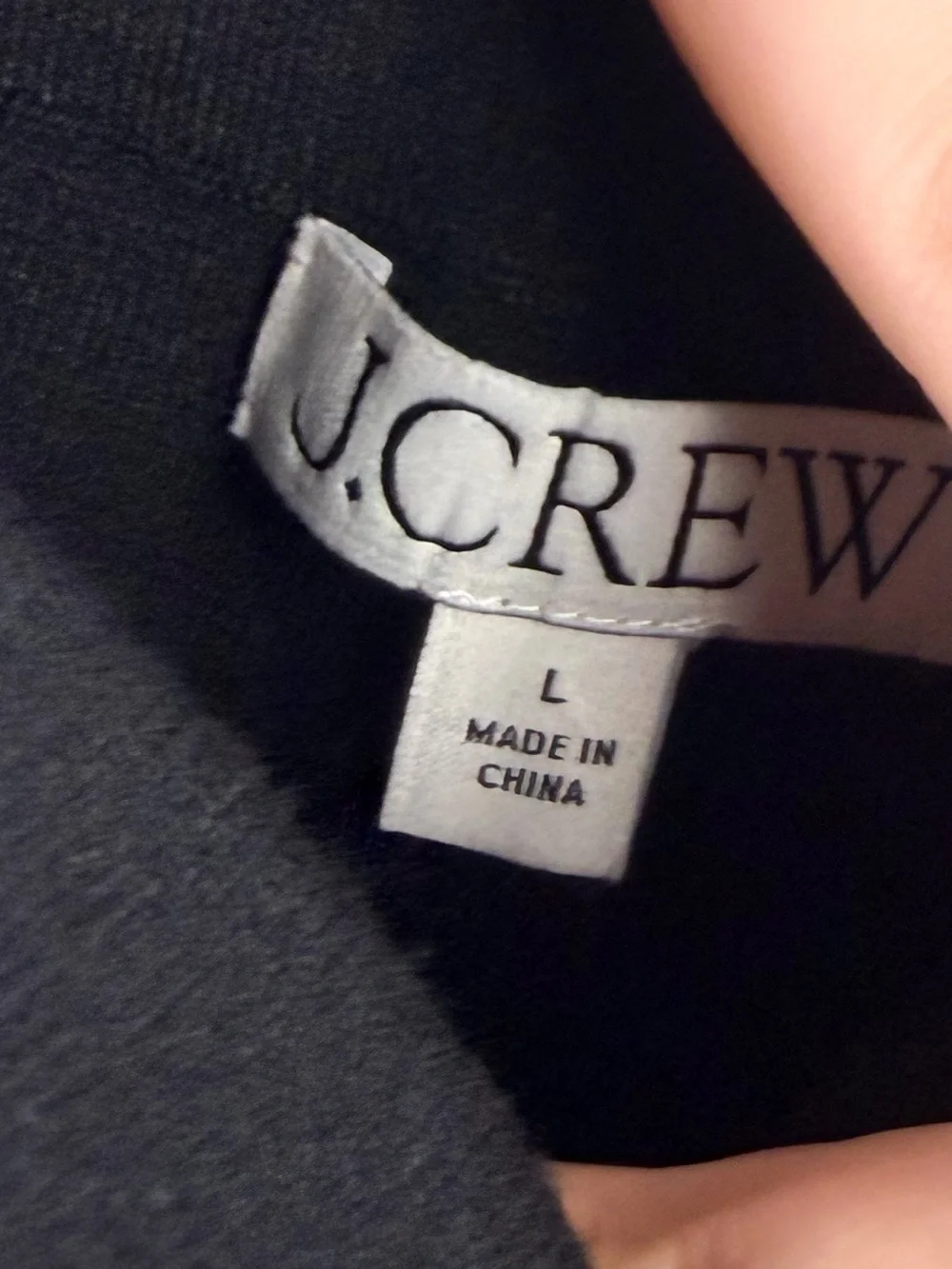 J. Crew Delaney Kickout Sweater Pants Black size large